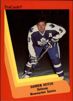 1990-91 ProCards AHL/IHL #155 Darren Veitch Front