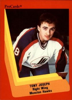 1990-91 ProCards AHL/IHL #243 Tony Joseph Front
