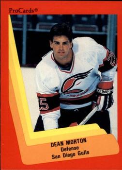 1990-91 ProCards AHL/IHL #314 Dean Morton Front