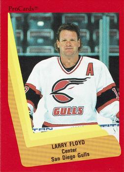 1990-91 ProCards AHL/IHL #319 Larry Floyd Front