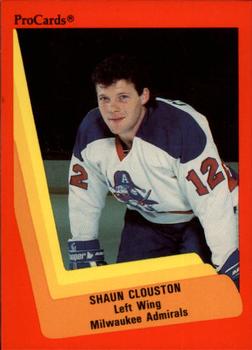 1990-91 ProCards AHL/IHL #333 Shaun Clouston Front