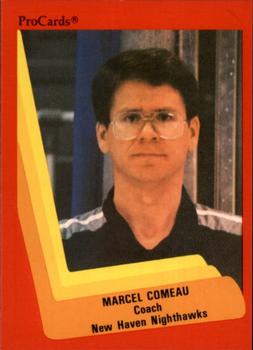 1990-91 ProCards AHL/IHL #440 Marcel Comeau Front