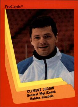 1990-91 ProCards AHL/IHL #447 Clement Jodoin Front