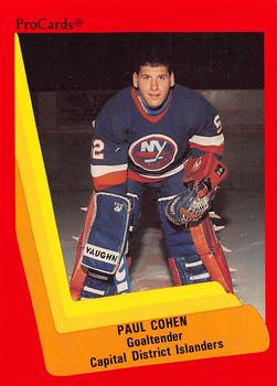 1990-91 ProCards AHL/IHL #505 Paul Cohen Front