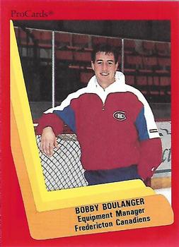 1990-91 ProCards AHL/IHL #NNO Bobby Boulanger Front