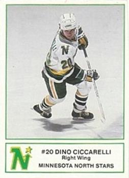 1985-86 7-Eleven Minnesota North Stars #1 Dino Ciccarelli Front