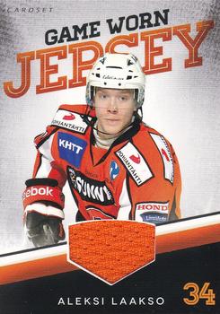 2014-15 Cardset Finland - Game Worn Jersey Series 1 Exchange #NNO Aleksi Laakso Front