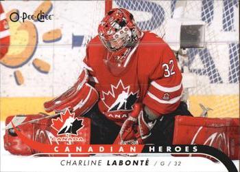 2009-10 O-Pee-Chee - Canadian Heroes #CB-CL Charline Labonte Front