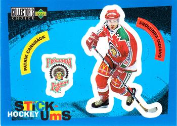 1997-98 Collector's Choice Swedish - Hockey Stick-Ums #S13 Patrik Carnbäck Front