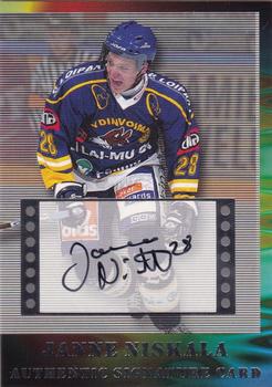 2002-03 Cardset Finland - Signatures Series 2 #NNO Janne Niskala Front