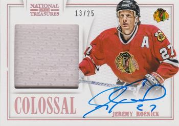 2013-14 Panini National Treasures - Colossal Jerseys Autograph #CO-JR Jeremy Roenick Front