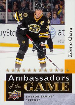 2009-10 Upper Deck - Ambassadors of the Game #AG32 Zdeno Chara Front