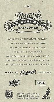 2009-10 Upper Deck Champ's #493 Mayflower Back