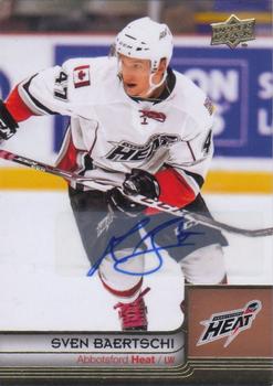 2014 Upper Deck AHL - Autographs #1 Sven Baertschi Front