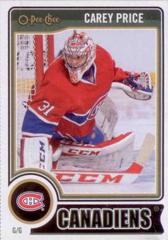 2014-15 O-Pee-Chee - Blaster Box Bottoms #NNO Carey Price Front