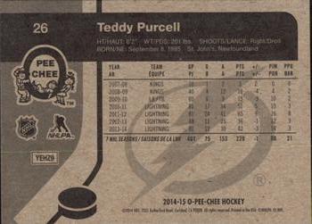 2014-15 O-Pee-Chee - Retro #26 Teddy Purcell Back