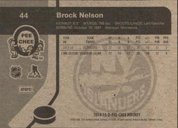 2014-15 O-Pee-Chee - Retro #44 Brock Nelson Back
