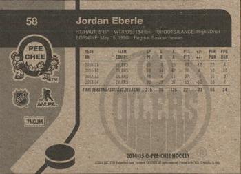 2014-15 O-Pee-Chee - Retro #58 Jordan Eberle Back