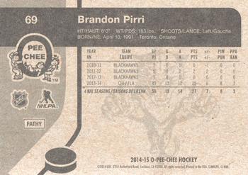 2014-15 O-Pee-Chee - Retro #69 Brandon Pirri Back