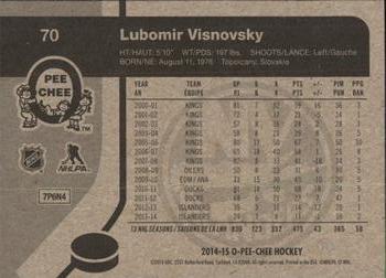 2014-15 O-Pee-Chee - Retro #70 Lubomir Visnovsky Back