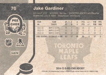 2014-15 O-Pee-Chee - Retro #76 Jake Gardiner Back