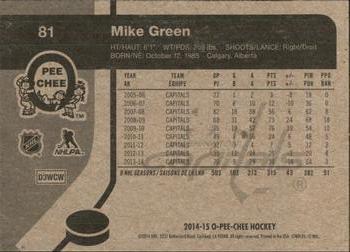 2014-15 O-Pee-Chee - Retro #81 Mike Green Back