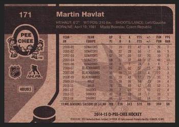 2014-15 O-Pee-Chee - Retro #171 Martin Havlat Back