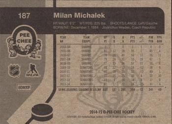 2014-15 O-Pee-Chee - Retro #187 Milan Michalek Back