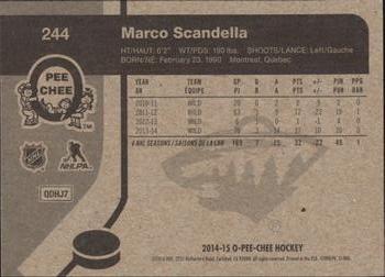 2014-15 O-Pee-Chee - Retro #244 Marco Scandella Back