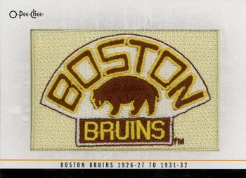2014-15 O-Pee-Chee - Team Logo Patches #280 Boston Bruins 1926-27 to 1931-32 (Primary) Front