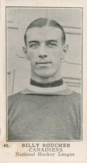 1924-25 William Paterson (V145-2) #46 Billy Boucher Front