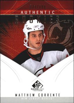 2009-10 SP Game Used #155 Matthew Corrente Front