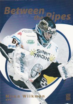 2006-07 Cardset Finland - Between the Pipes Gold #6 Miika Wiikman Front