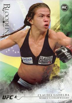 2014 Topps UFC Bloodlines - Flag #54 Claudia Gadelha Front
