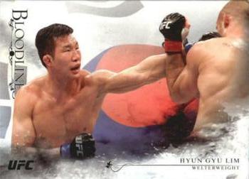 2014 Topps UFC Bloodlines - Flag #87 Hyun Gyu Lim Front