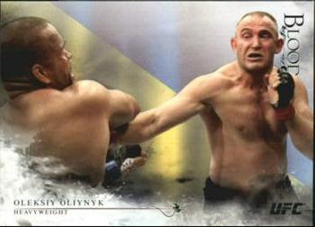 2014 Topps UFC Bloodlines - Flag #115 Oleksiy Oliynyk Front