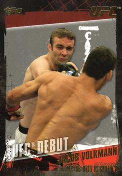 2010 Topps UFC - Gold #138 Jacob Volkmann Front