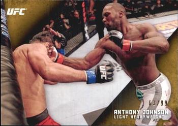 2015 Topps UFC Knockout - Gold #22 Anthony Johnson Front