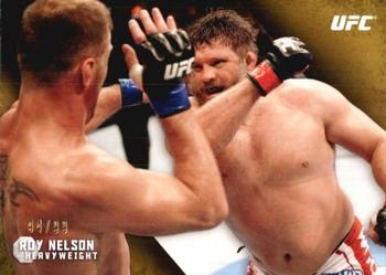 2015 Topps UFC Knockout - Gold #30 Roy Nelson Front
