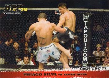 2009 Topps UFC Round 1 - Gold #65 Thiago Silva / James Irvin Front