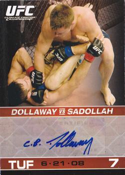 2009 Topps UFC Round 1 - Autographs #ACBD CB Dollaway Front