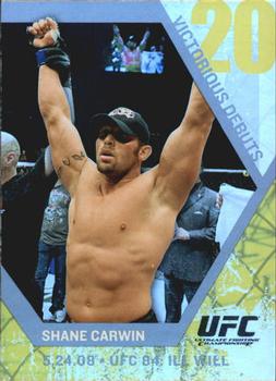 2009 Topps UFC Round 1 - Victorious Debut #VD14 Shane Carwin Front