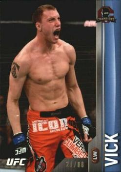 2015 Topps UFC Champions - Blue #151 James Vick Front