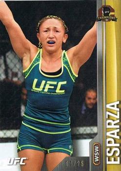 2015 Topps UFC Champions - Gold #173 Carla Esparza Front