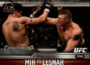 2015 Topps UFC Champions - Championship Clashes #CC-9 Brock Lesnar / Frank Mir Front