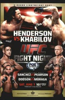 2015 Topps UFC Champions - Fight Poster Review #FPR-UFN42 UFC Fight Night 42 Front