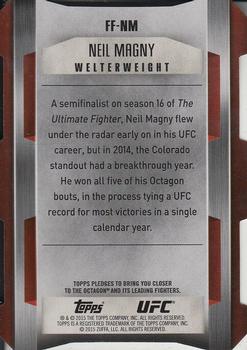 2015 Topps UFC Champions - Fighting's Future #FF-NM Neil Magny Back