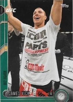 2015 Topps UFC Chronicles - Green #207 James Vick Front
