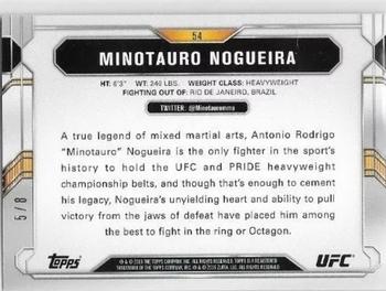 2015 Topps UFC Chronicles - Red #54 Minotauro Nogueira Back