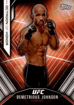 2015 Topps UFC Chronicles - Octagon of Honor #HONOR-11 Demetrious Johnson Front